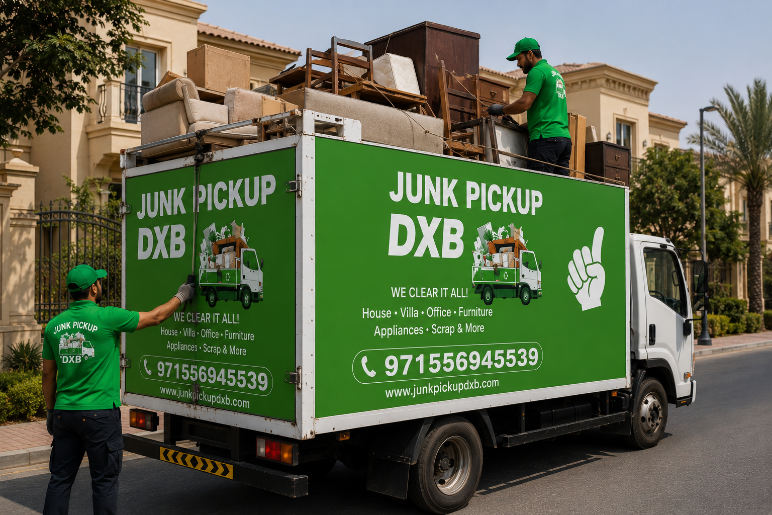 Ecological sorting and green junk disposal processing centre in Dubai